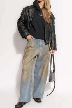Acne Studios CZARNY Bluza z kapturem