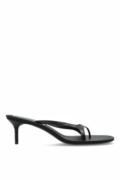Acne Studios CZARNY Klapki na obcasie