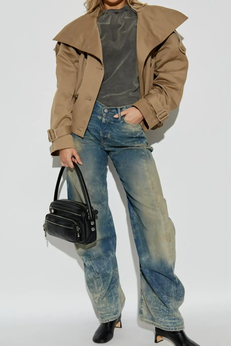 Acne Studios NIEBIESKI Jeansy typu ‘loose’