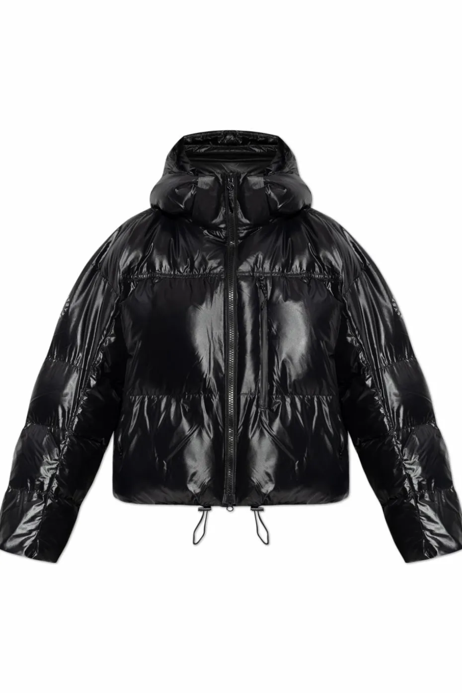 ADIDAS by Stella McCartney CZARNY Kurtka ocieplana z logo