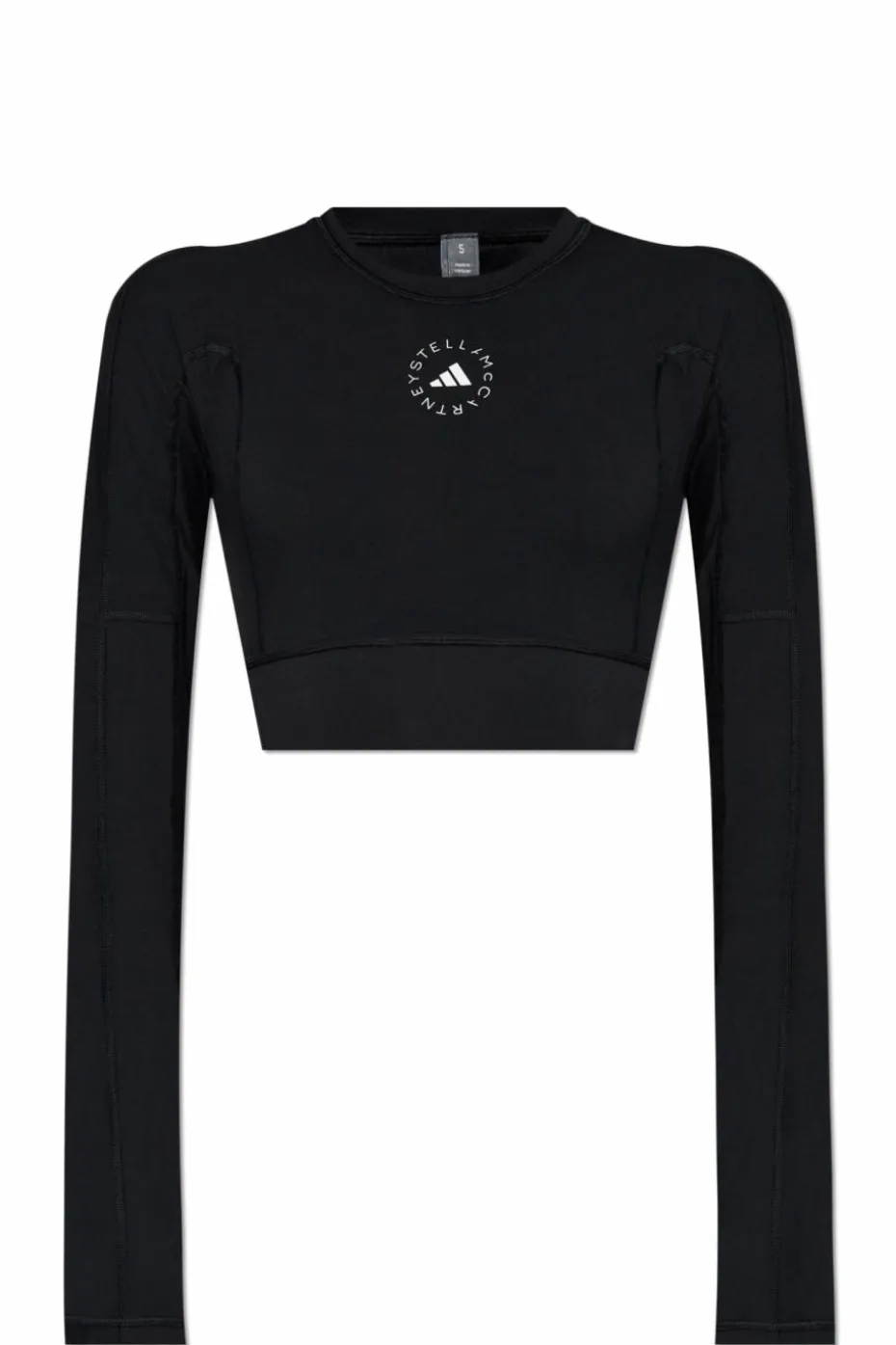 ADIDAS by Stella McCartney CZARNY Top sportowy z logo