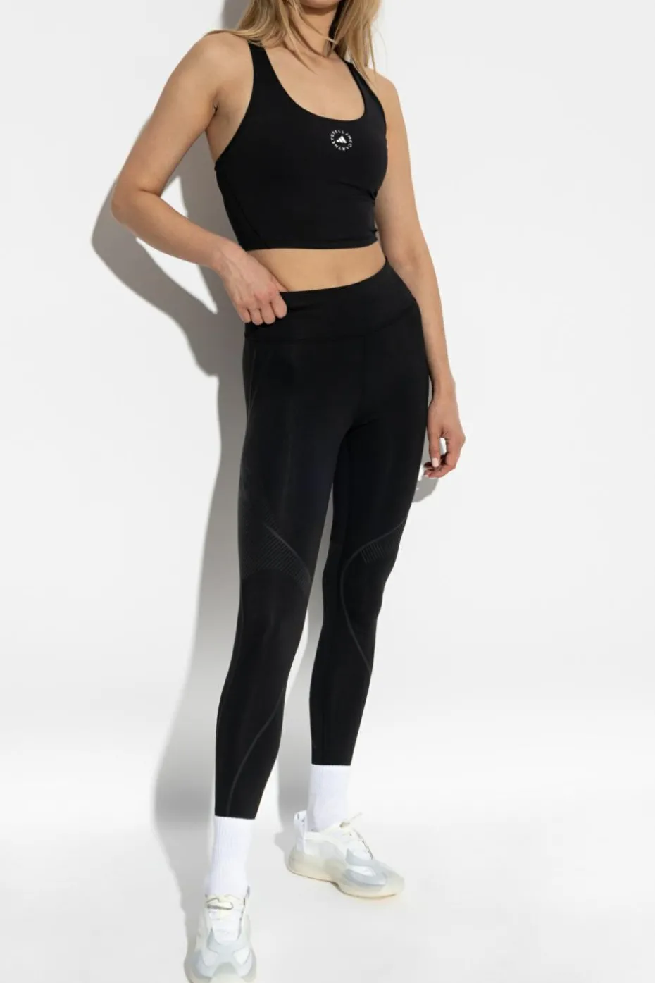 ADIDAS by Stella McCartney CZARNY Leginsy treningowe