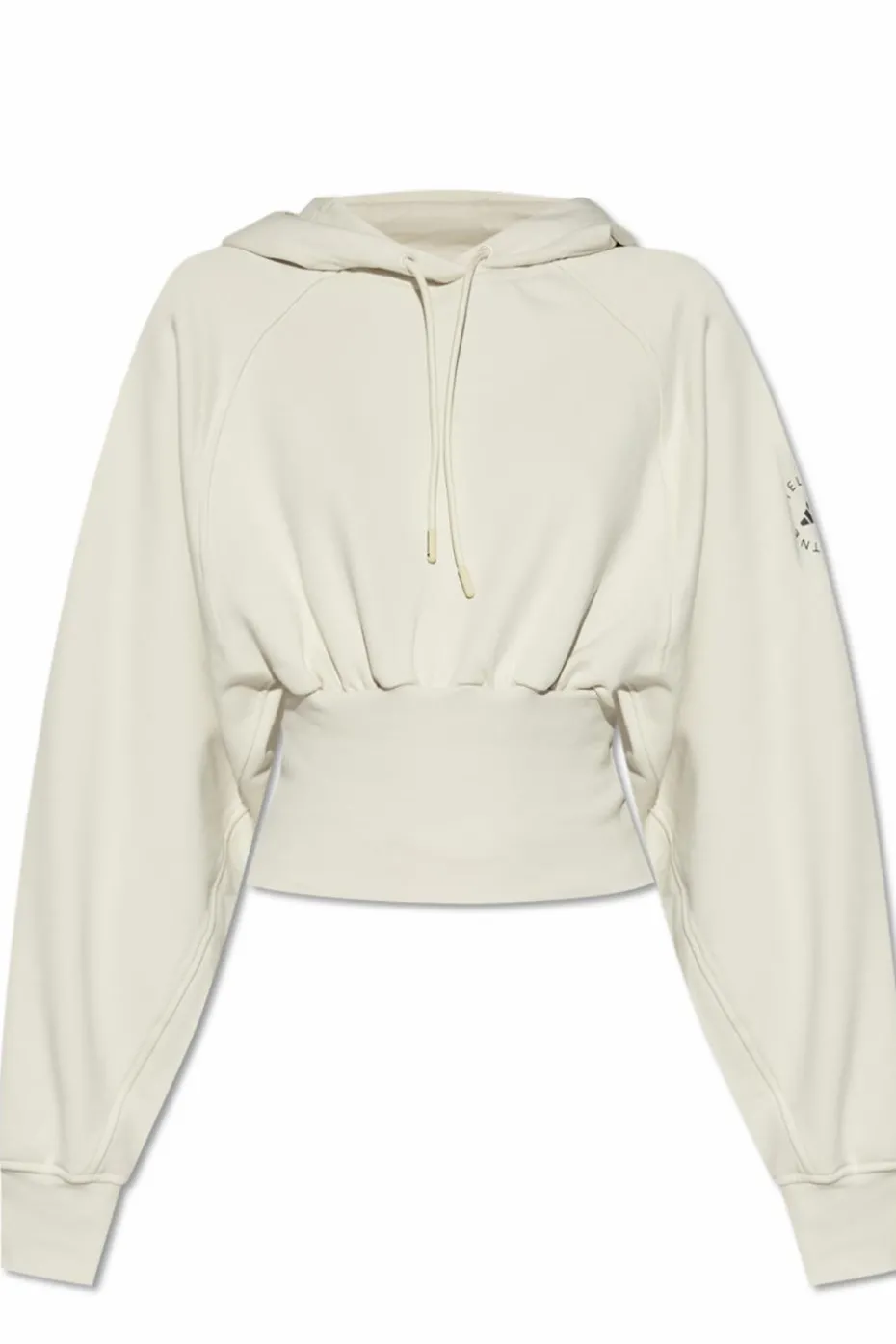 ADIDAS by Stella McCartney kremowy Bluza z kapturem