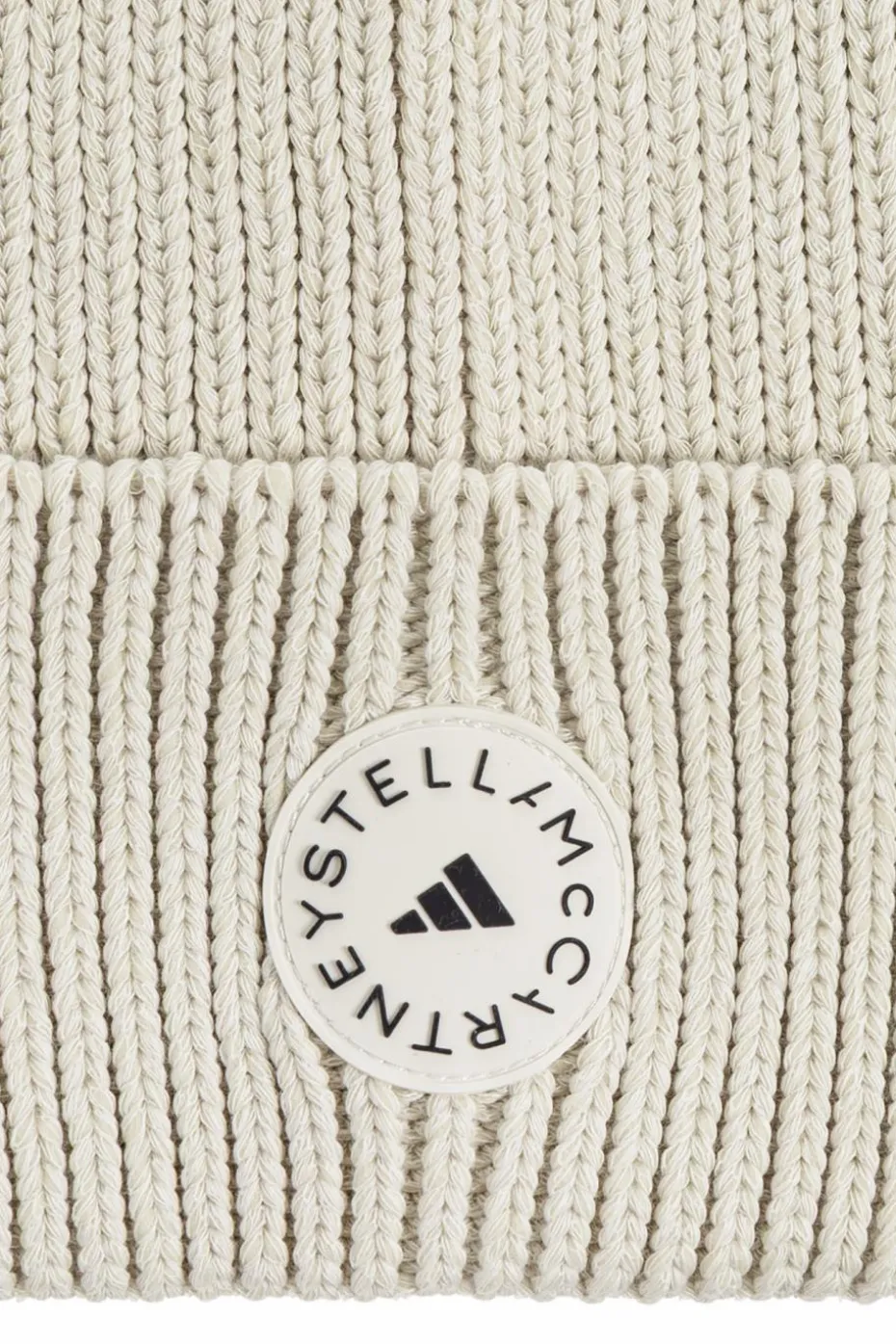ADIDAS by Stella McCartney kremowy Czapka z logo