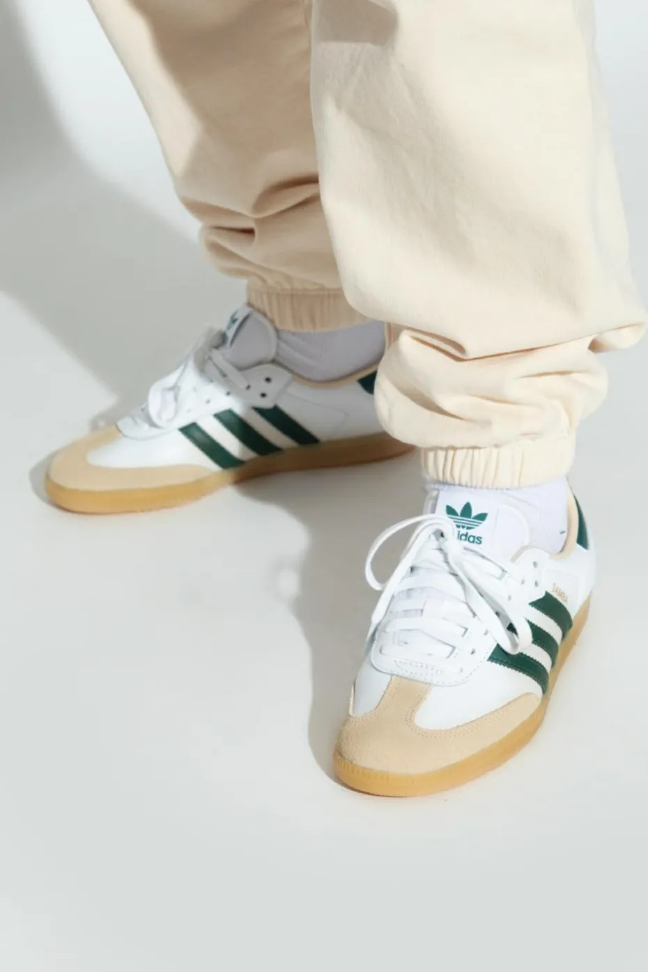 ADIDAS Originals BIAŁY Buty sportowe `Samba OG`