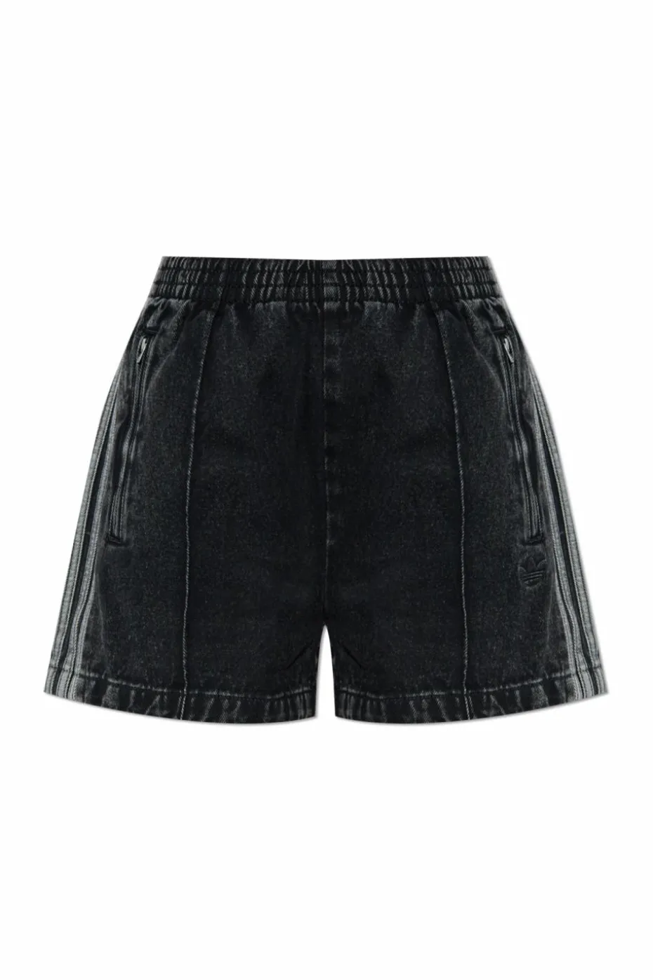 ADIDAS Originals CZARNY Jeansowe szorty