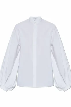 Alaïa BIAŁY Bawełniana koszula
