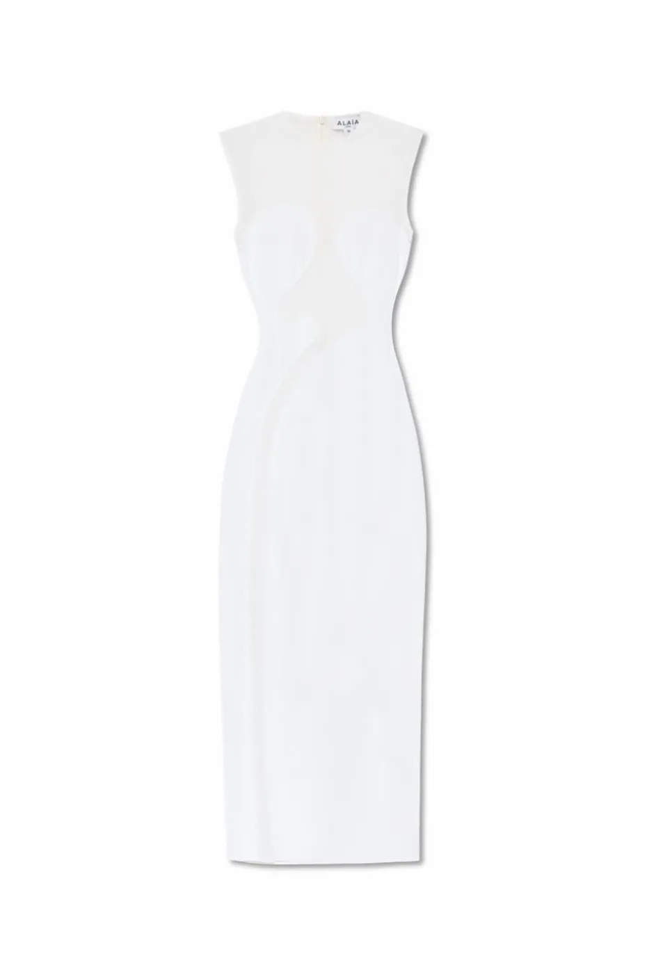 Alaïa BIAŁY Sukienka bez rękawów