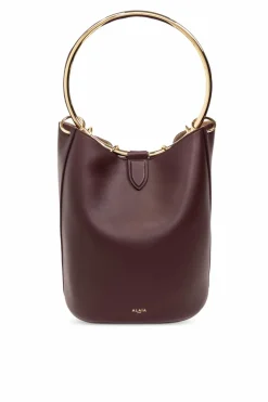 Alaïa BORDO Torba do ręki ‘Ring’