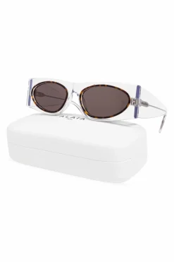 Alaïa BRĄZOWY Okulary przeciwsłoneczne
