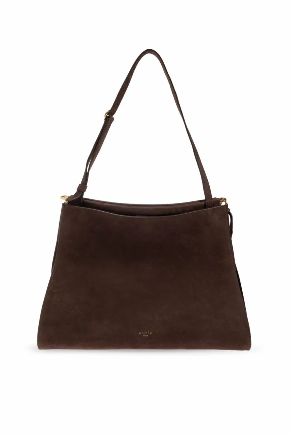 Alaïa BRĄZOWY Torba na ramię `Le Click Medium`