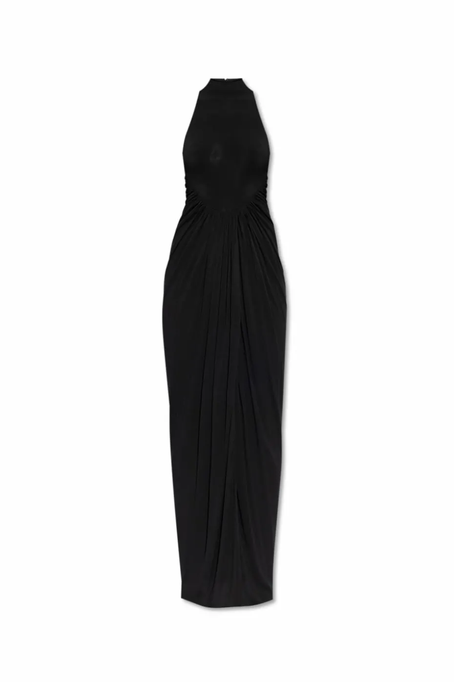 Alaïa CZARNY Drapowana sukienka