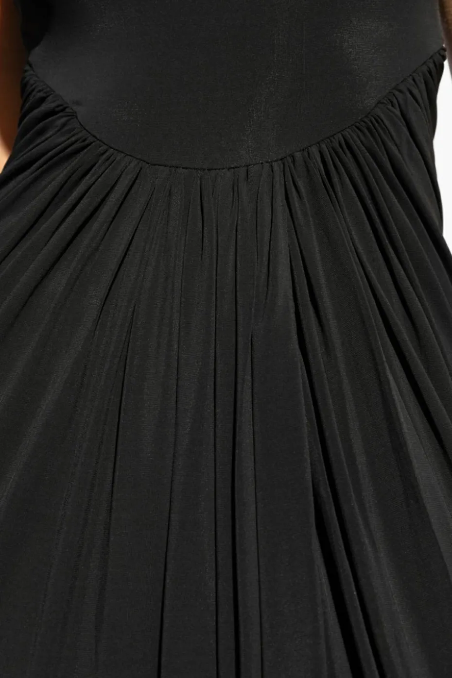 Alaïa CZARNY Drapowana sukienka