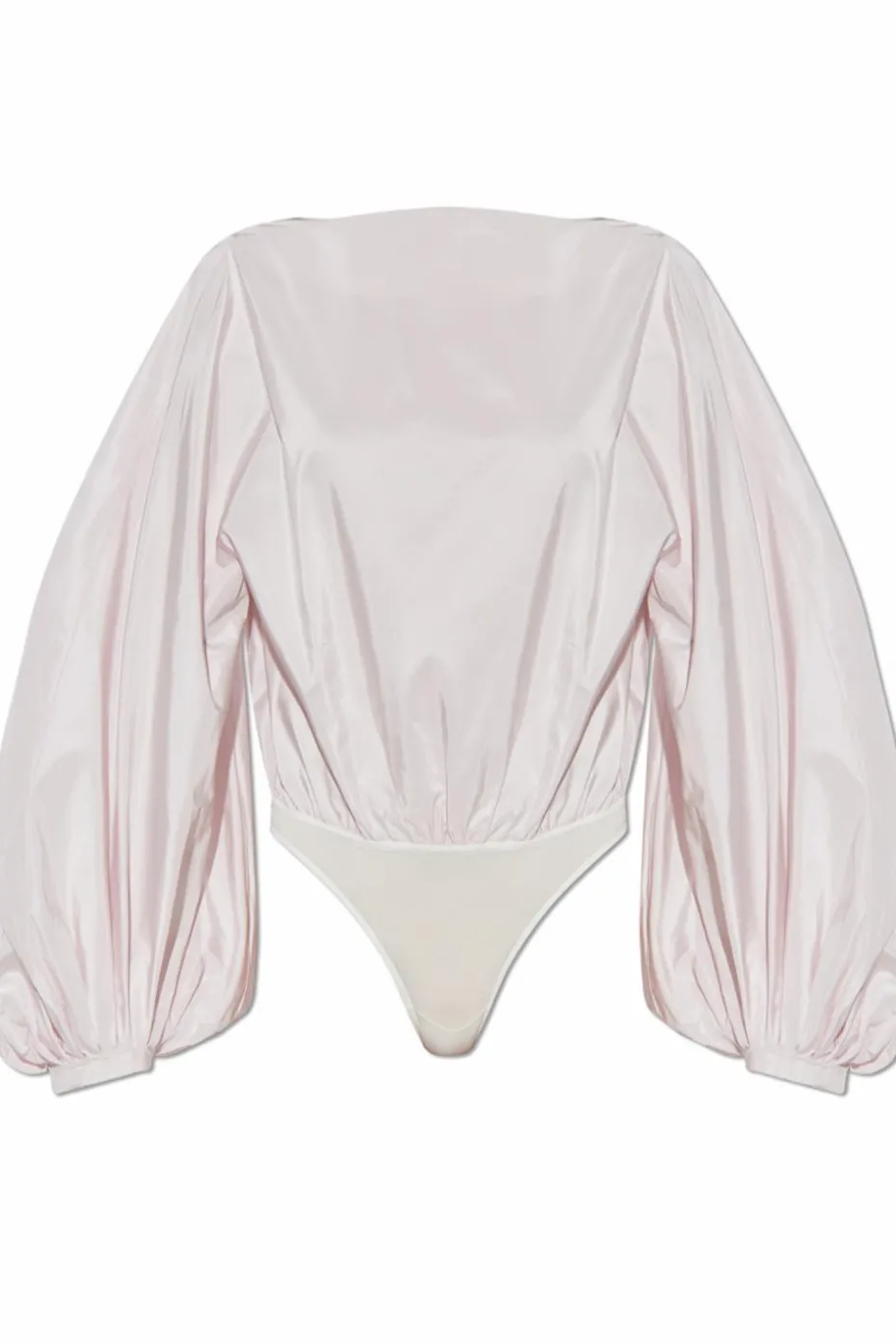 Alaïa RÓŻOWY Jedwabne body