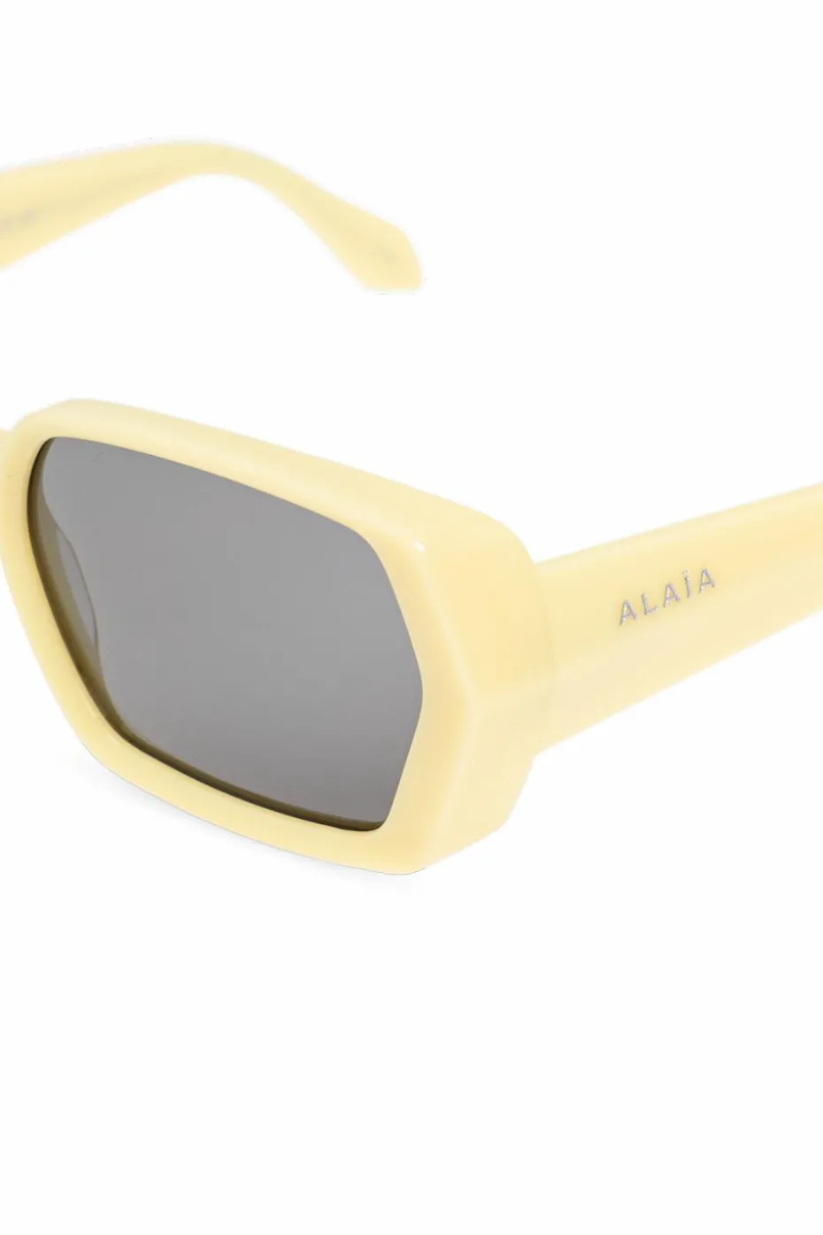 Alaïa ŻÓŁTY Okulary przeciwsłoneczne