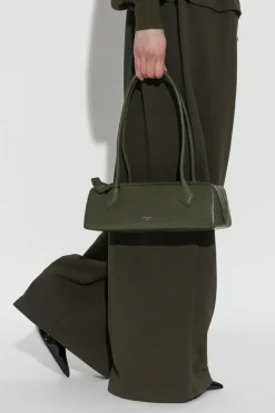 Alaïa ZIELONY Torba na ramię `Le Teckel Medium`