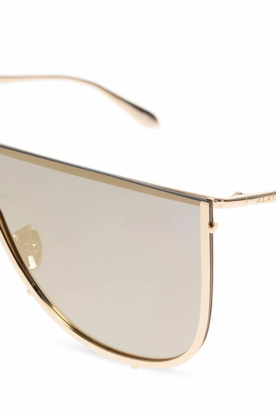 Alaïa ZŁOTY Okulary przeciwsłoneczne