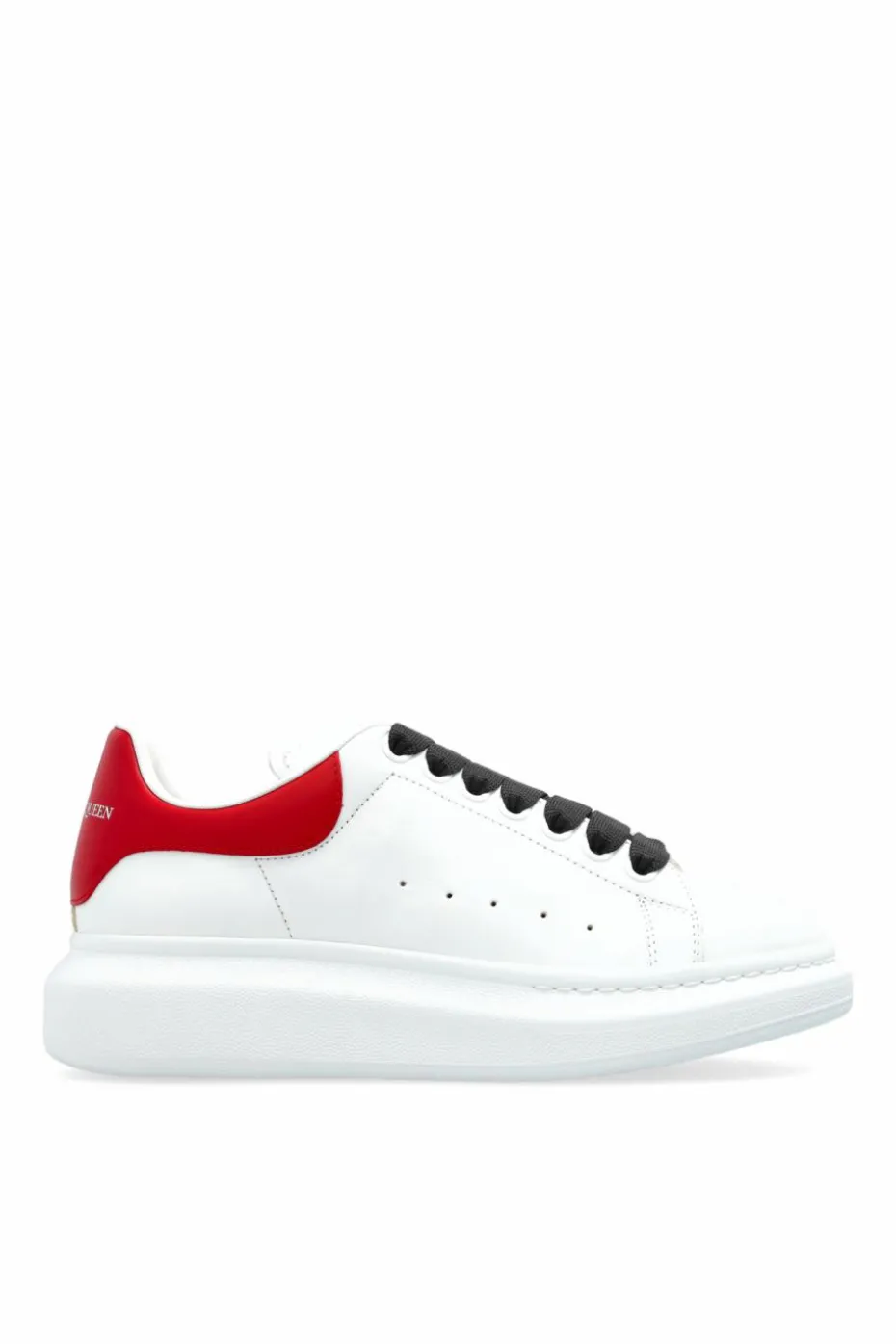 Alexander McQueen BIAŁY Skórzane buty sportowe