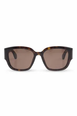 Alexander McQueen BRĄZOWY Okulary przeciwsłoneczne