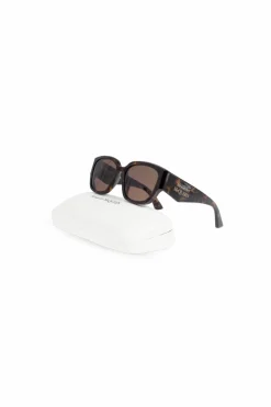 Alexander McQueen BRĄZOWY Okulary przeciwsłoneczne