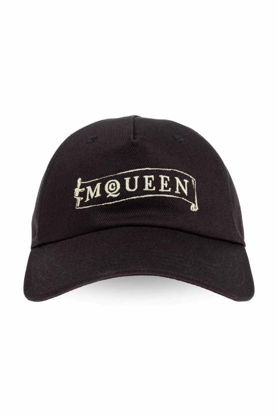 Alexander McQueen CZARNY Czapka z daszkiem