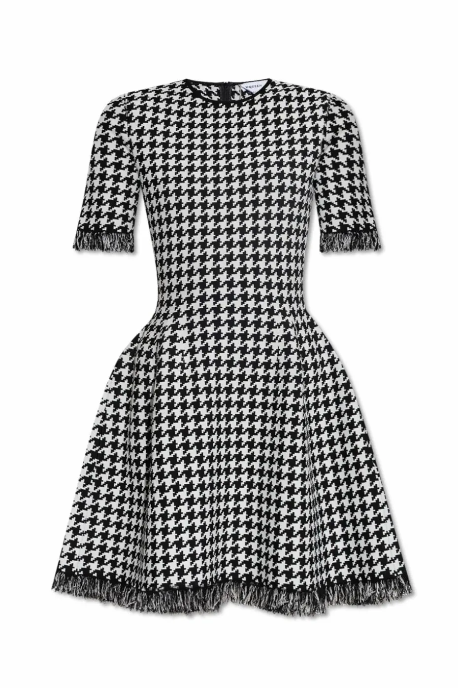 Alexander McQueen CZARNY Sukienka ze wzorem