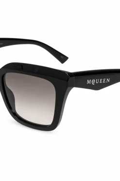 Alexander McQueen CZARNY Okulary przeciwsłoneczne