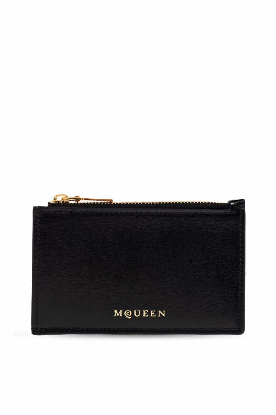 Alexander McQueen CZARNY Skórzane etui na karty