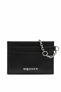 Alexander McQueen CZARNY Etui na karty
