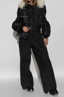 Alexander McQueen CZARNY Spodnie typu `cargo`