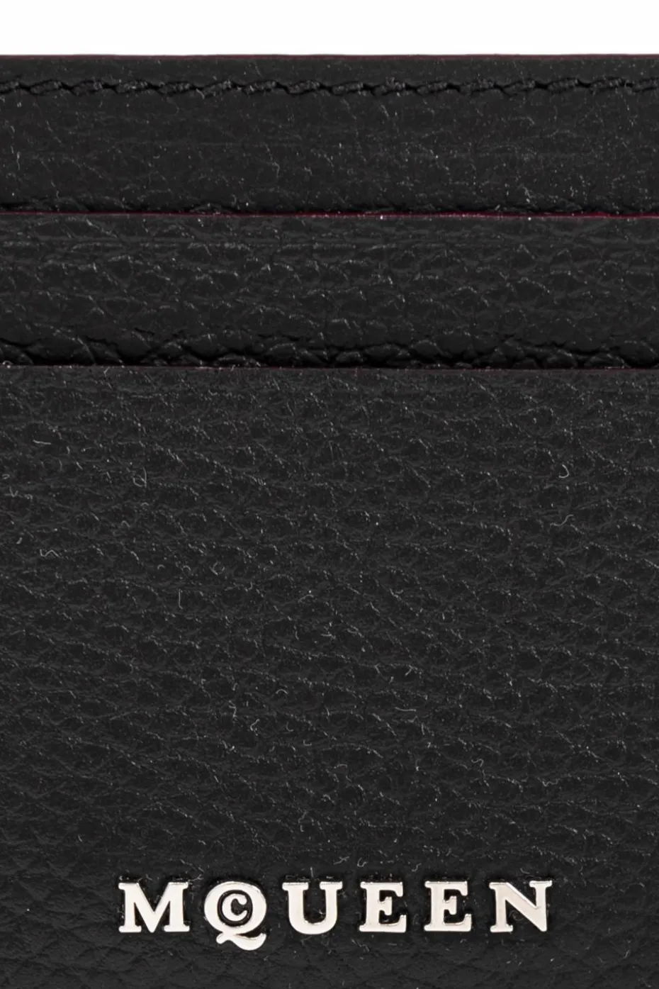 Alexander McQueen CZARNY Etui na karty