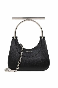 Alexander McQueen CZARNY Torba na ramię z logo