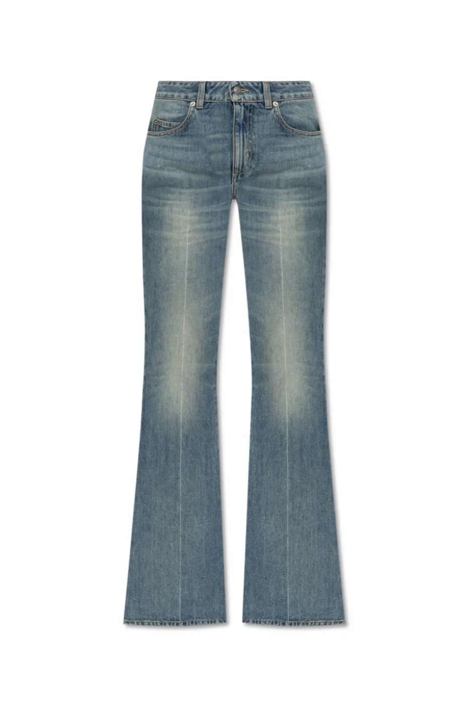 Alexander McQueen NIEBIESKI Jeansy z lekko rozszerzanymi nogawkami