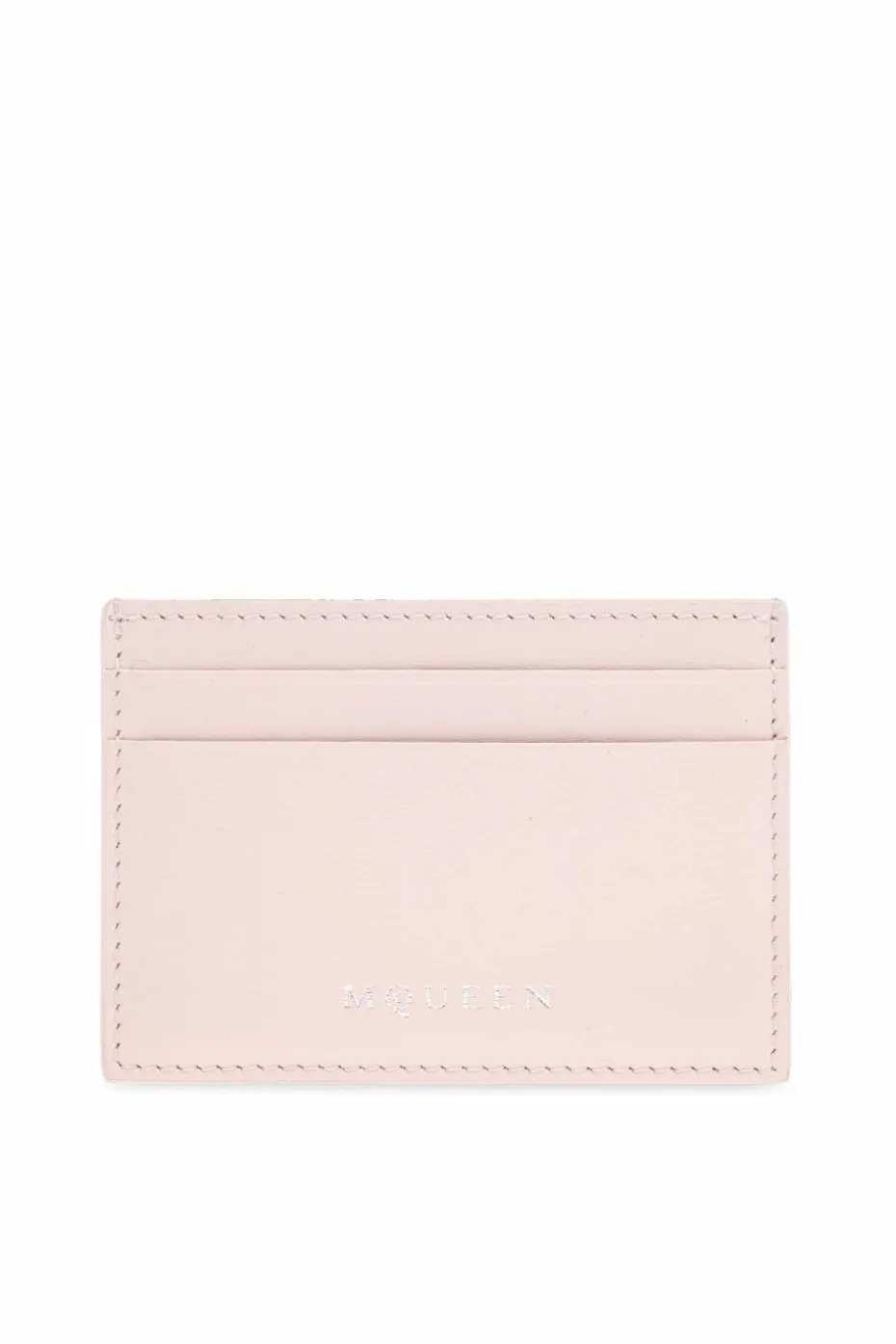 Alexander McQueen RÓŻOWY Skórzane etui na karty