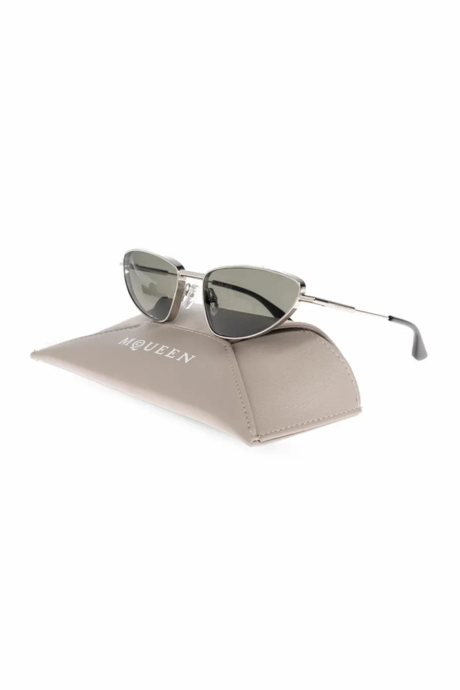 Alexander McQueen SREBRNY Okulary przeciwsłoneczne