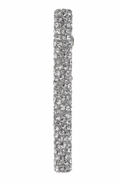 Alexander McQueen SREBRNY Mosiężny kolczyk