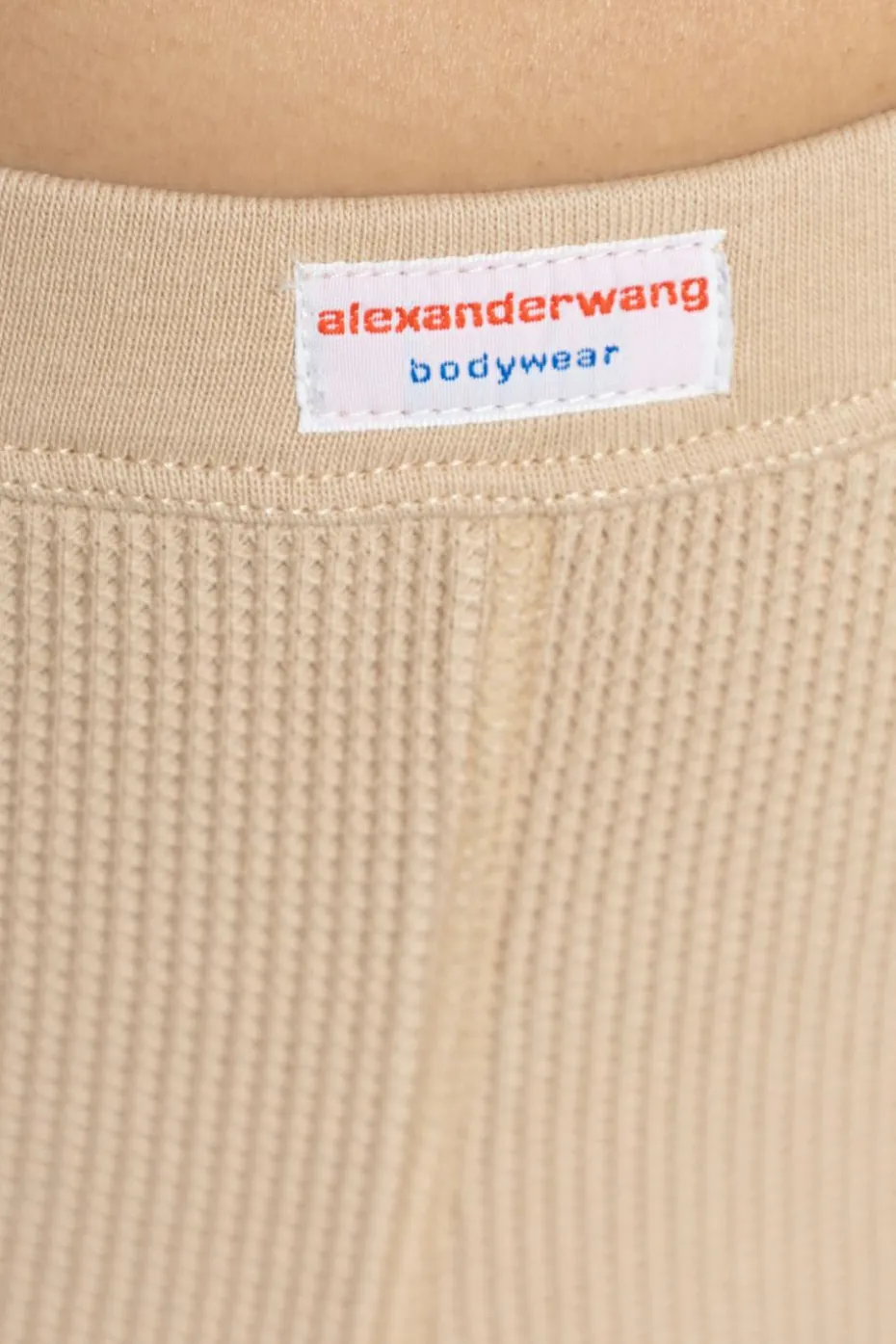 Alexander Wang beżowy Bawełniane figi