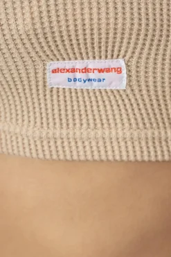 Alexander Wang beżowy Top bieliźniany