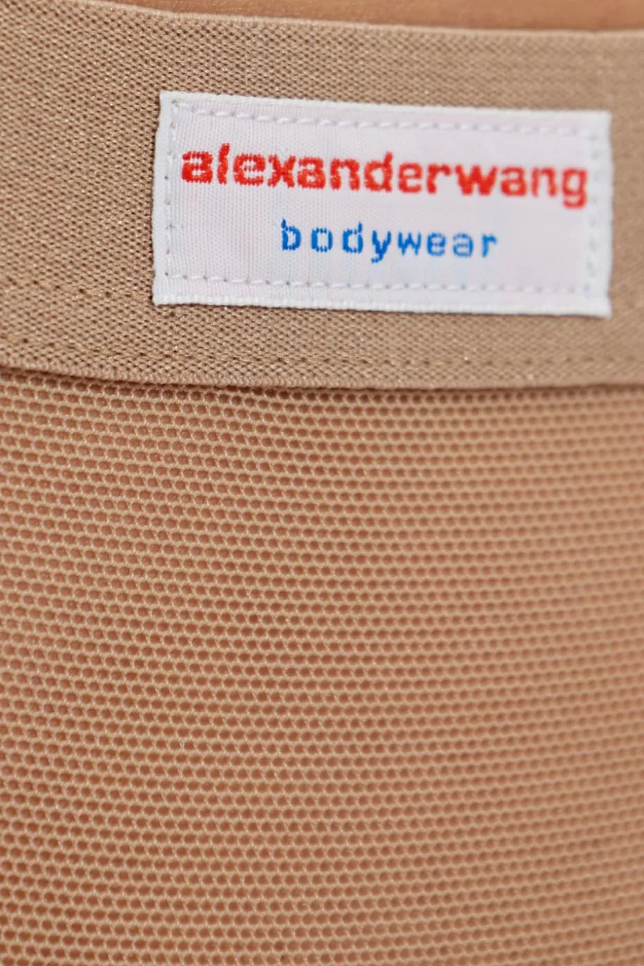 Alexander Wang beżowy Transparentne stringi