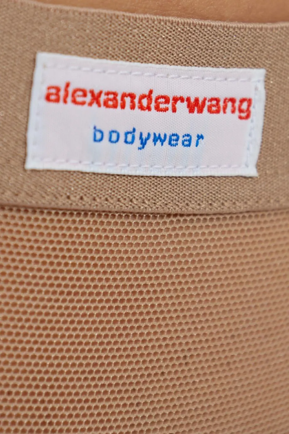 Alexander Wang beżowy Transparentne figi