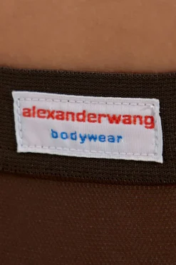 Alexander Wang BRĄZOWY Transparentne figi