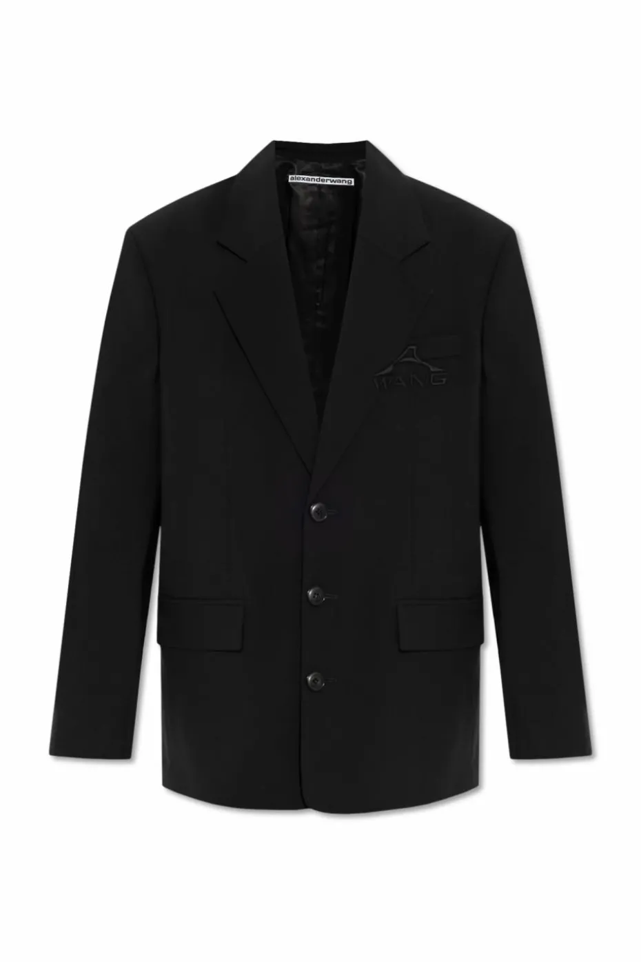 Alexander Wang CZARNY Marynarka z logo