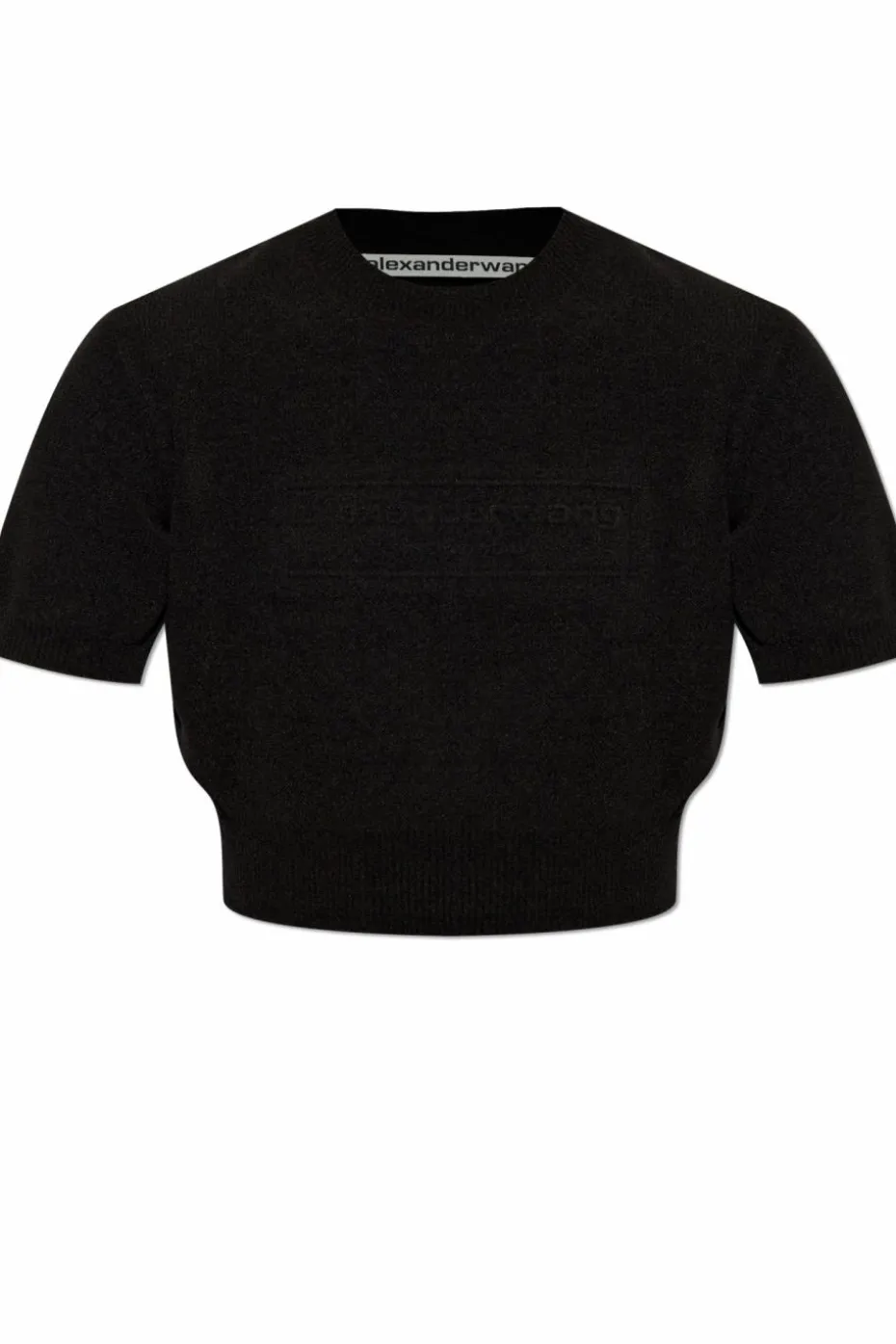 Alexander Wang CZARNY Top z logo