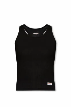 Alexander Wang CZARNY Top z logo