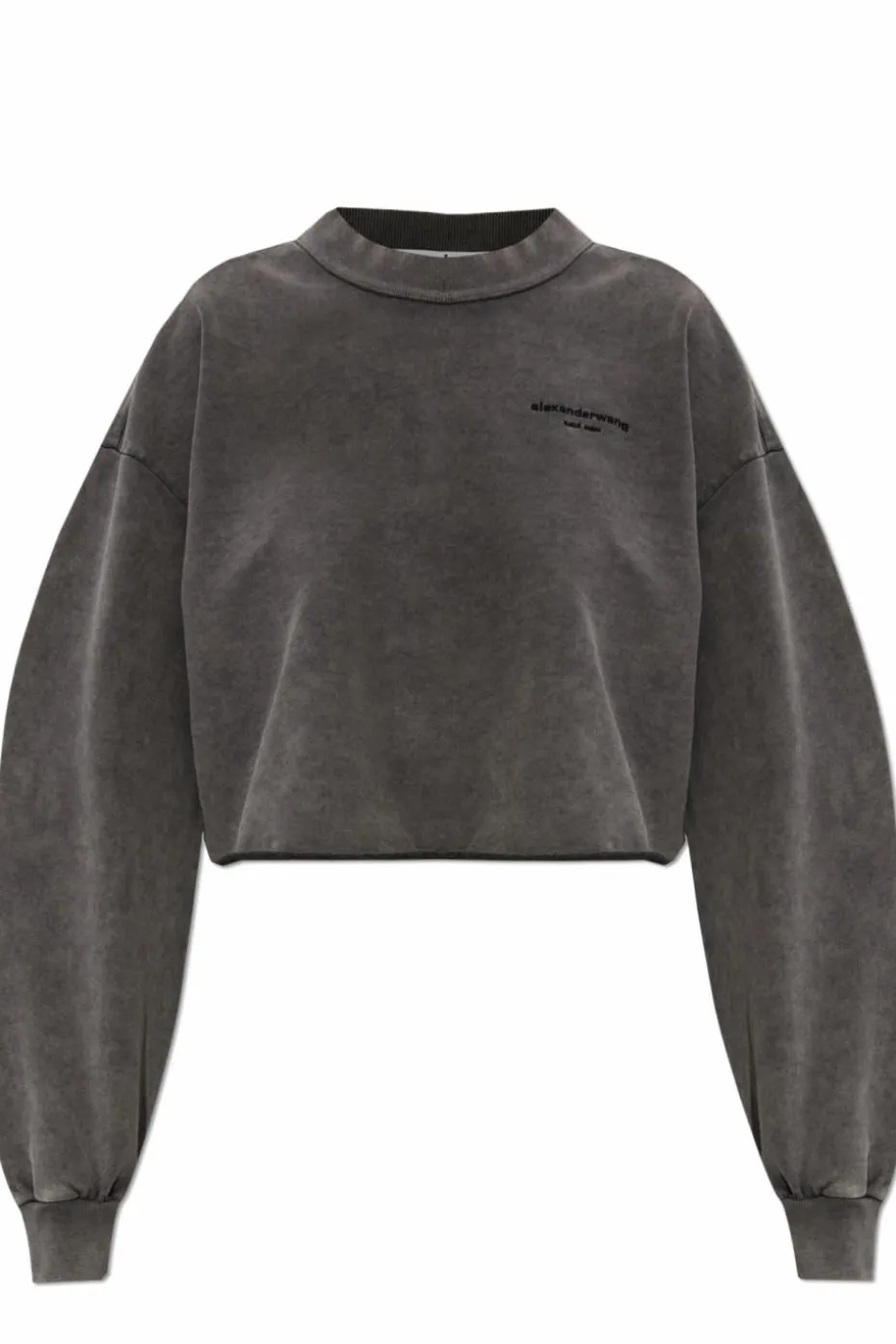 Alexander Wang SZARY Bluza z wyszytym logo