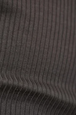 Alexander Wang SZARY Top bieliźniany z krótkimi rękawami