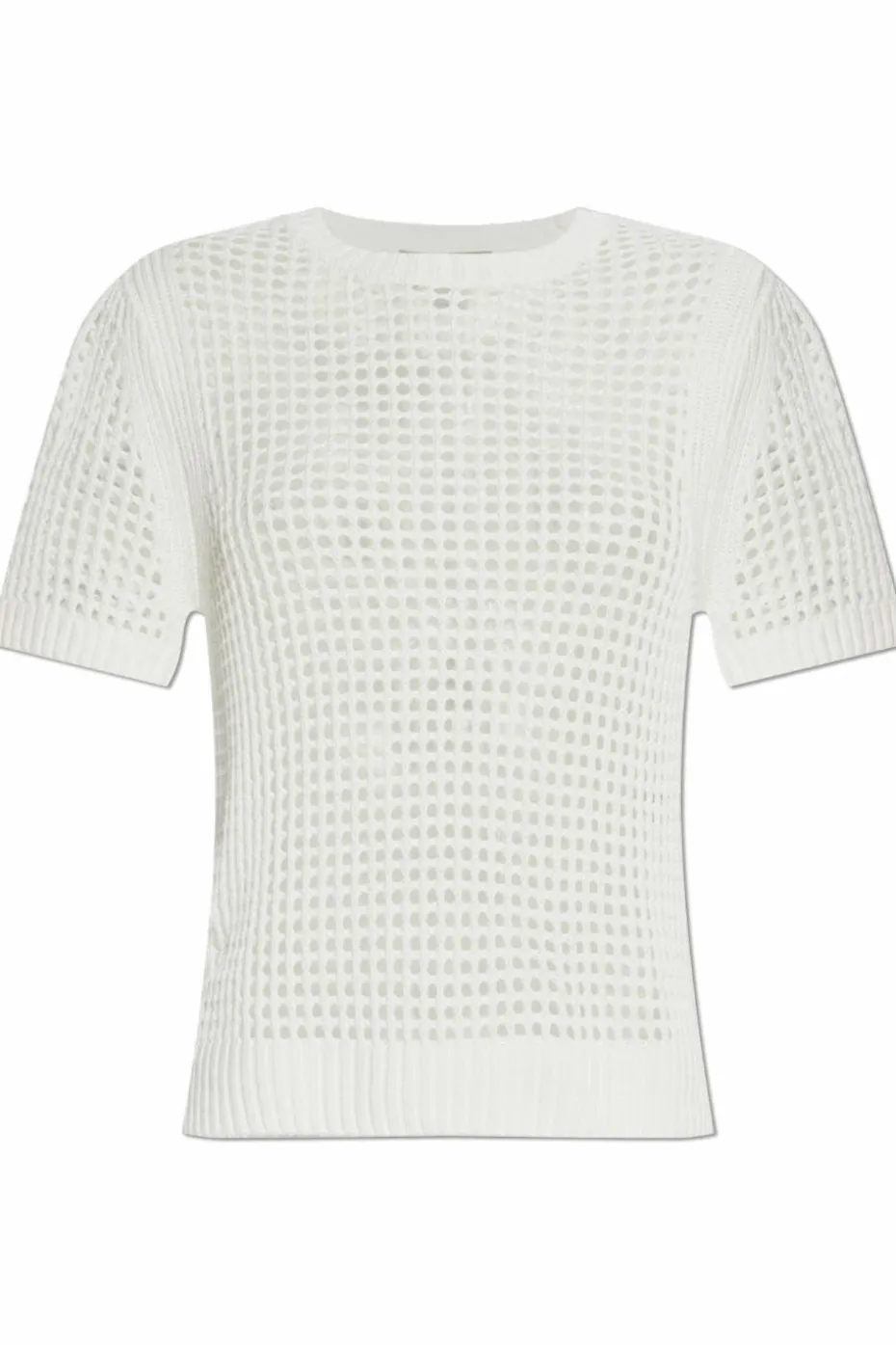 AllSaints BIAŁY Ażurowy top `Paloma`