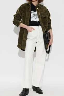 AllSaints BIAŁY Jeansy ‘Brooklyn’