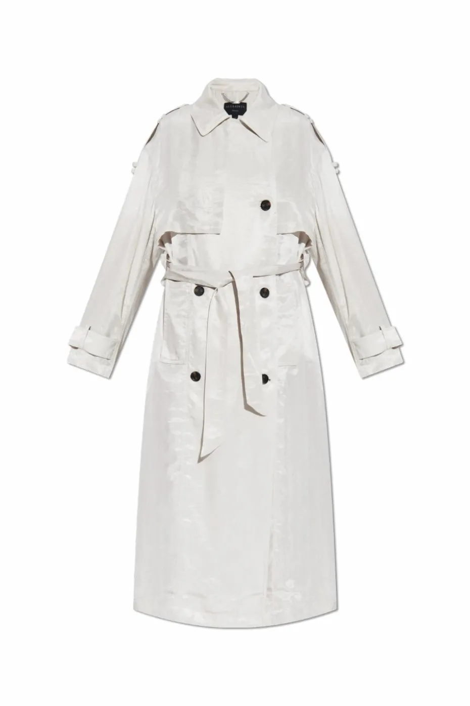 AllSaints BIAŁY Płaszcz `Linnie`