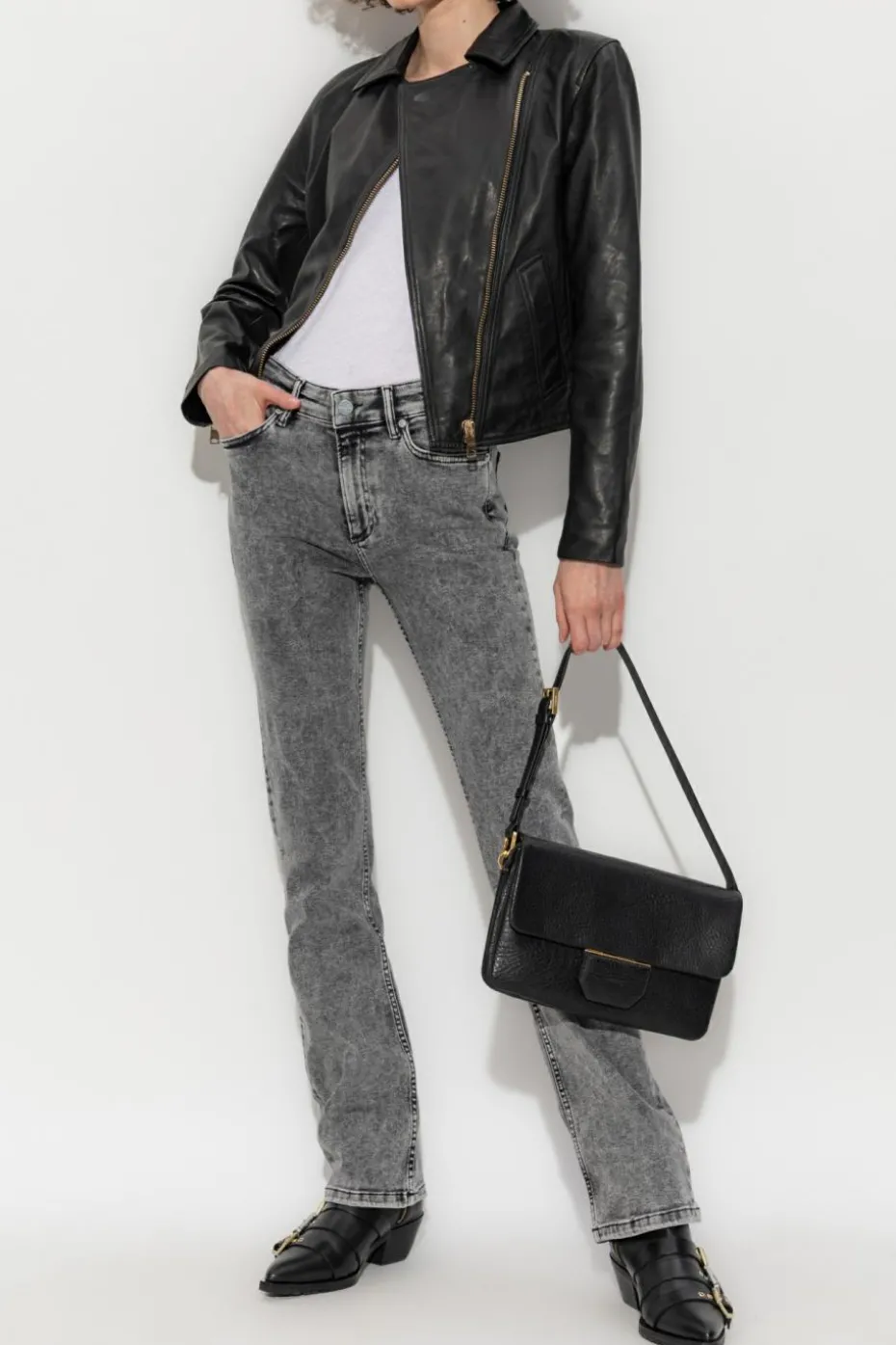 AllSaints BIAŁY Top `Anna`